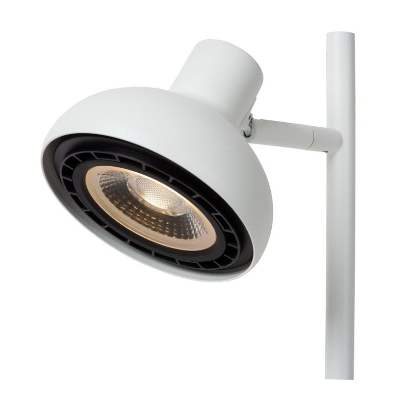 Lucide SENSAS - Stolná lampa - Ø 18 cm - 1xES111 - Biela
